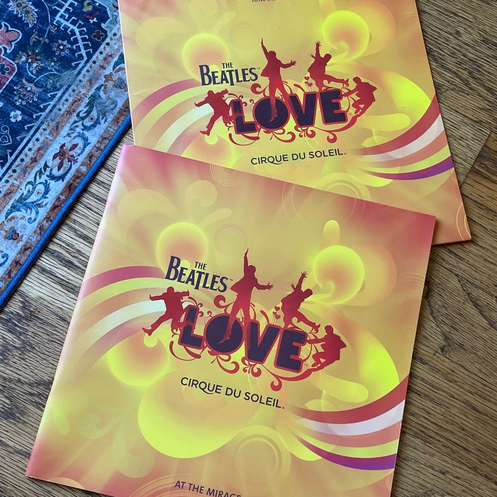 The Beatles “Love” Cirque du Soleil Gala Premiere Book